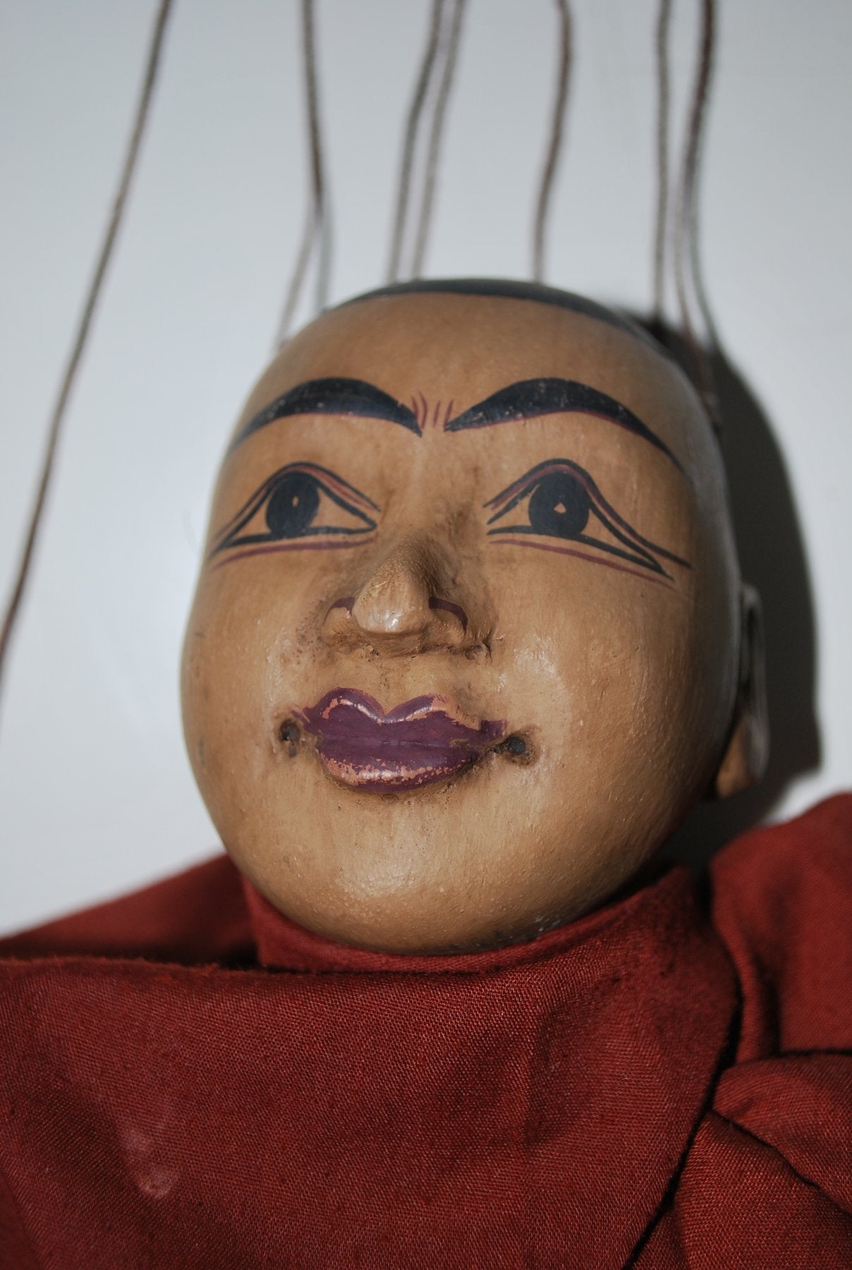 Rare Buddhist Monk Puppet - Burma 1970