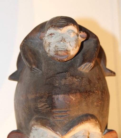 Maschera tribale gorilla "BULU Ngi" Camerun - Africa - 1970/1980