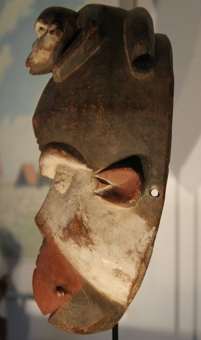 Maschera tribale gorilla "BULU Ngi" Camerun - Africa - 1970/1980