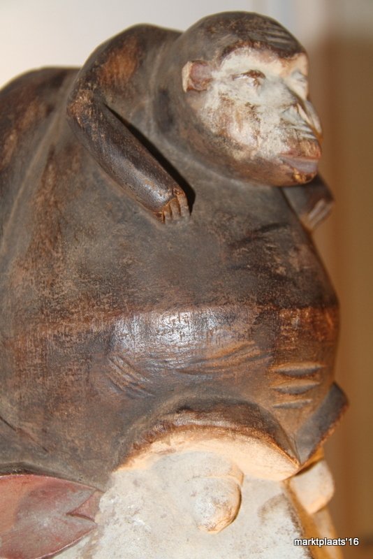 Maschera tribale gorilla "BULU Ngi" Camerun - Africa - 1970/1980