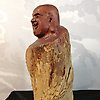 Statue - Palissandre - Bouddha rieur - Chine - Seconde moitié du XXe siècle