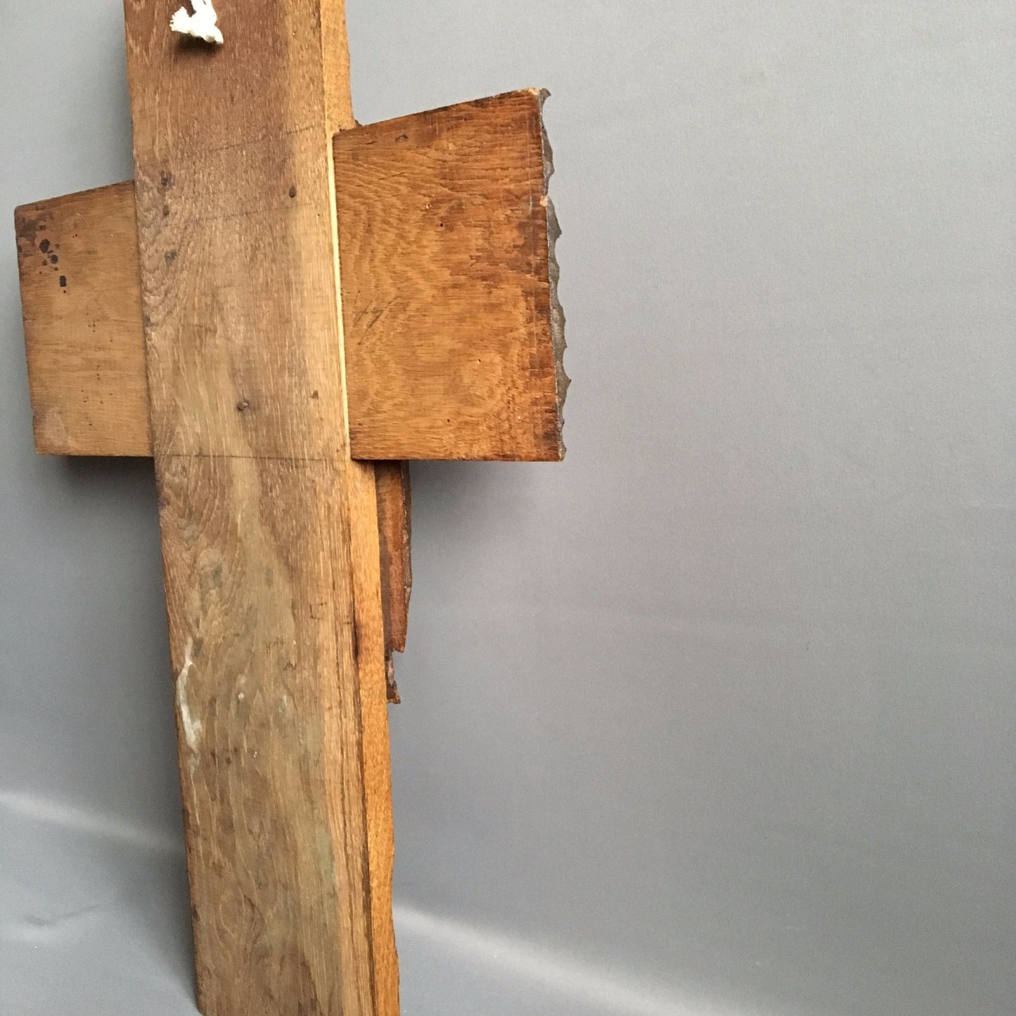 Large Crucifix - Flemish Wooden Sculpture - 61 cm - First half of the 20th century