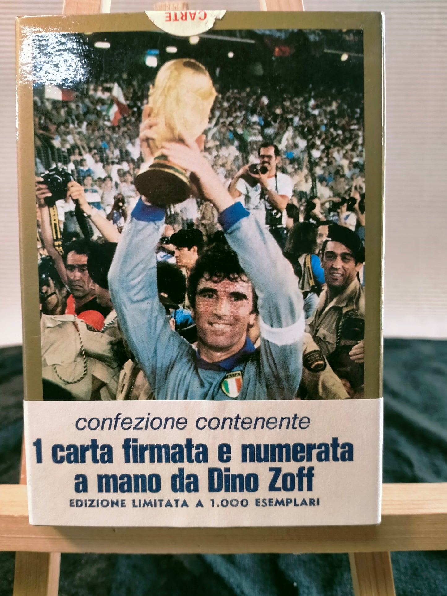 Carte da gioco “Italia campione del mondo”. Spagna 1982. Tiratura limitata a 1000 esemplari