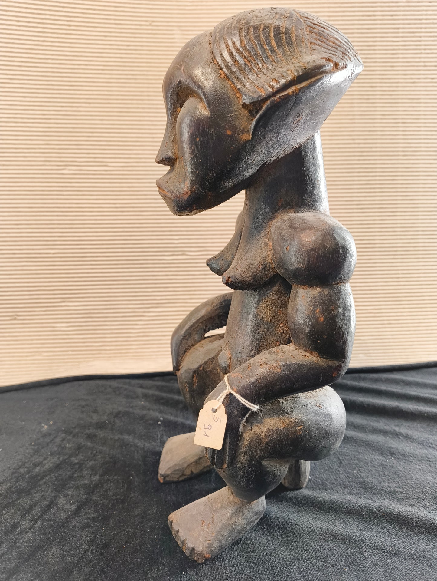 Figura femminile di reliquario Byeri Fang - Gabon - ultimo quarto del XX° secolo