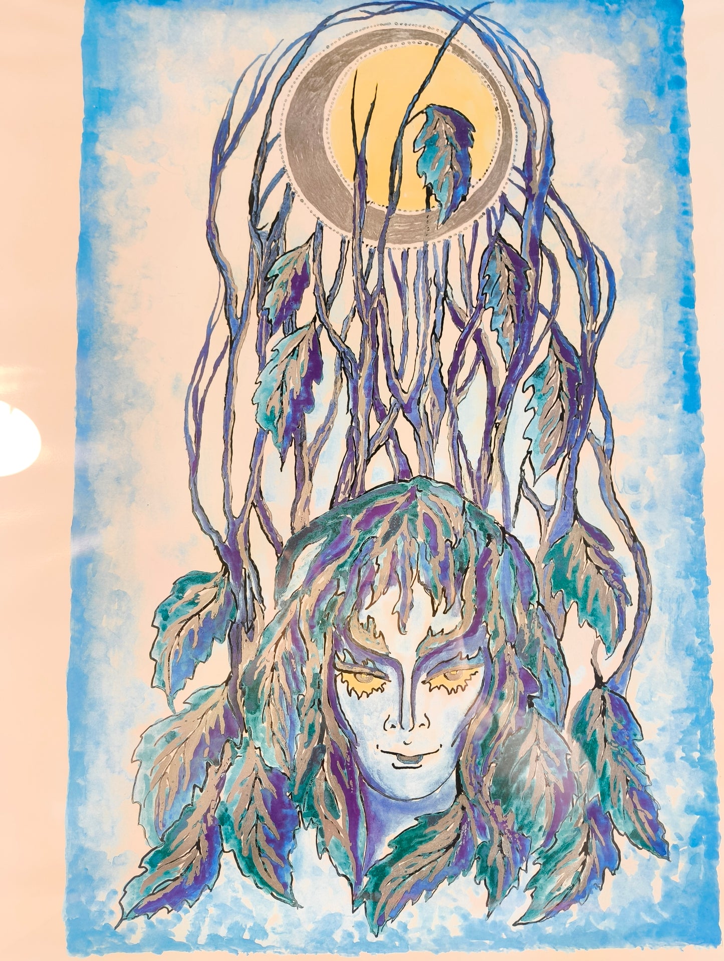 Lithographie « Apparition végétale » de Guido De Bonis