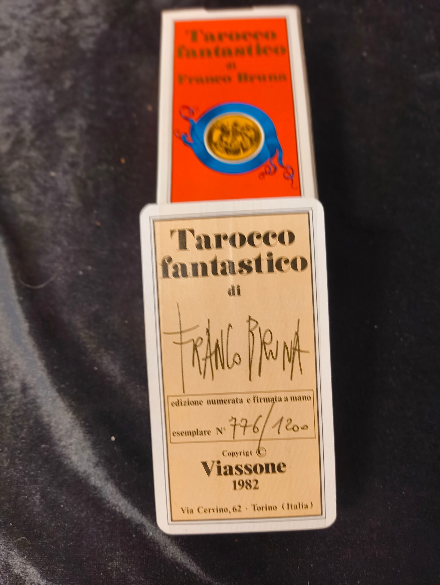 Franco Bruna - Cartes de tarot - Tarot fantastique - Italie - 1980-1990