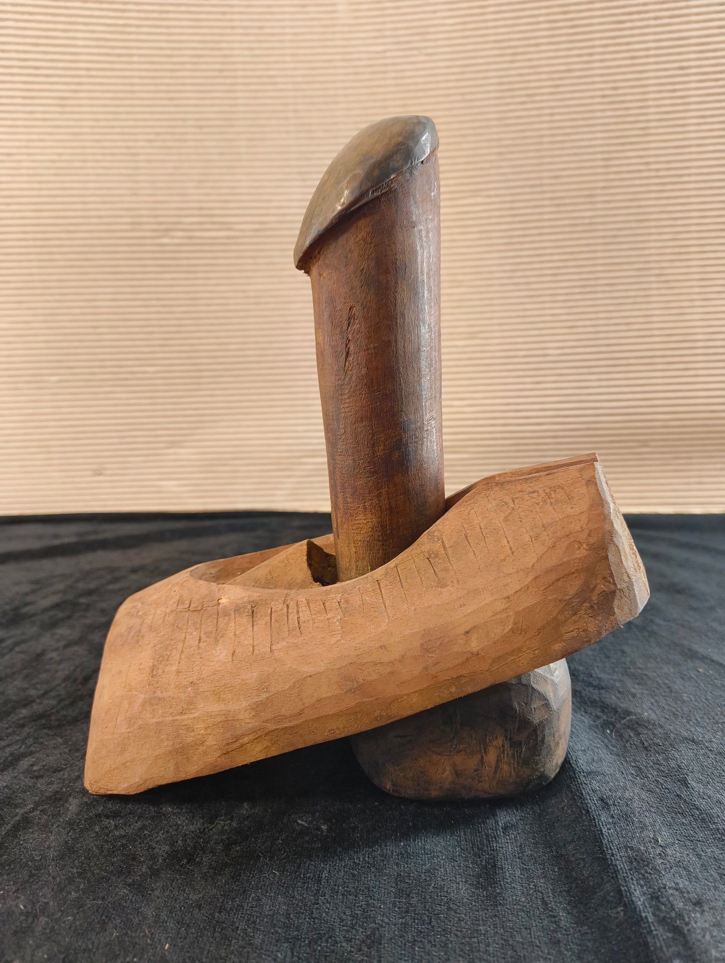 Lingam and Yoni tantric representation - Nepal - late 19th century early 20th century