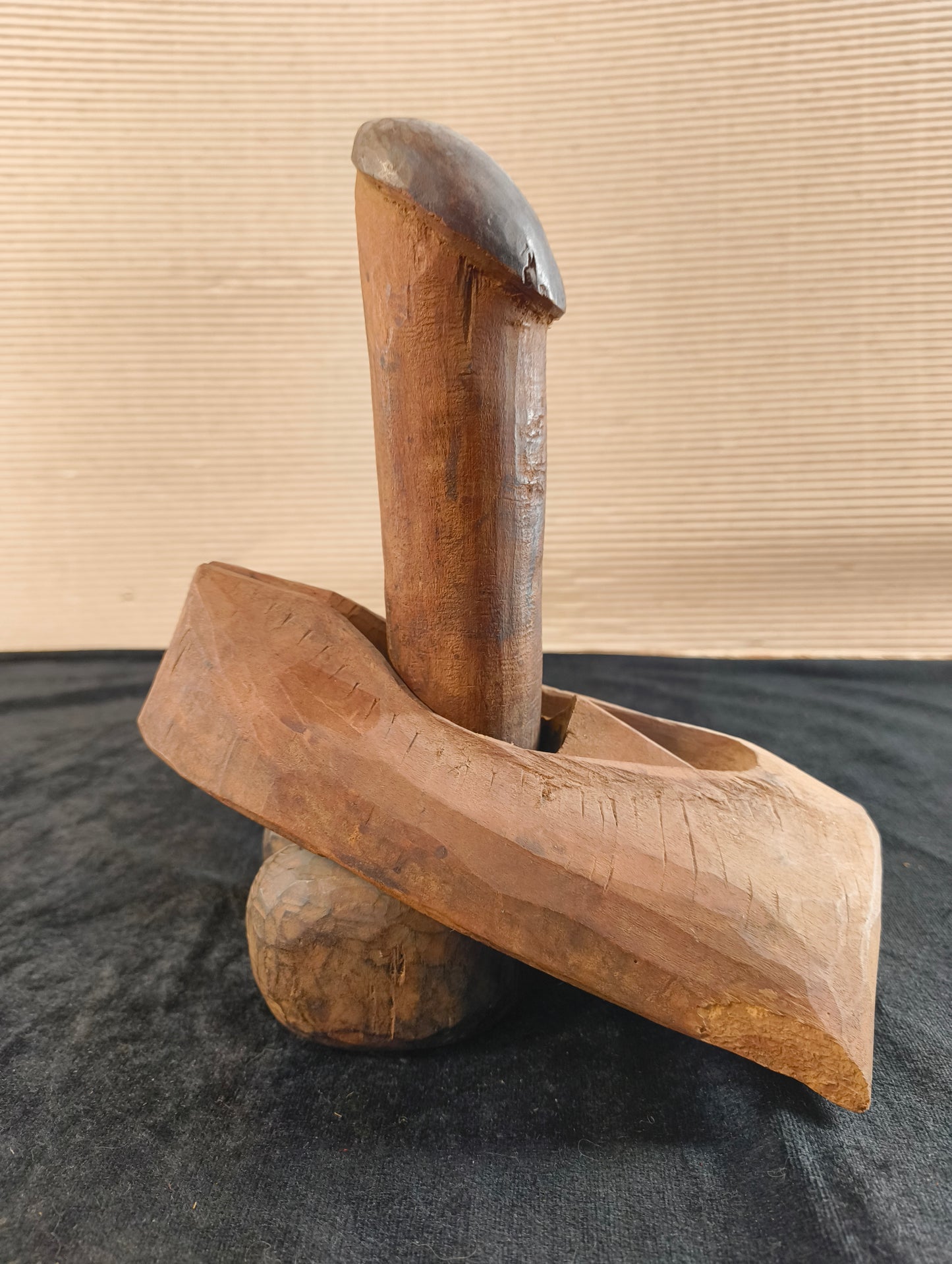 Lingam and Yoni tantric representation - Nepal - late 19th century early 20th century