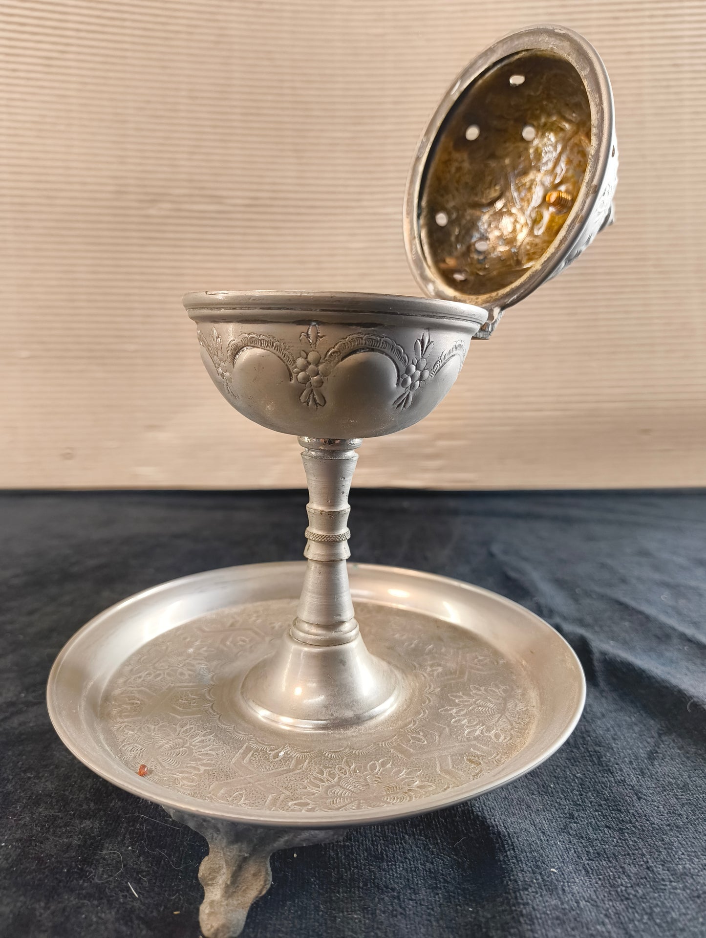 Thurible with saucer - Rome - mid 19th century