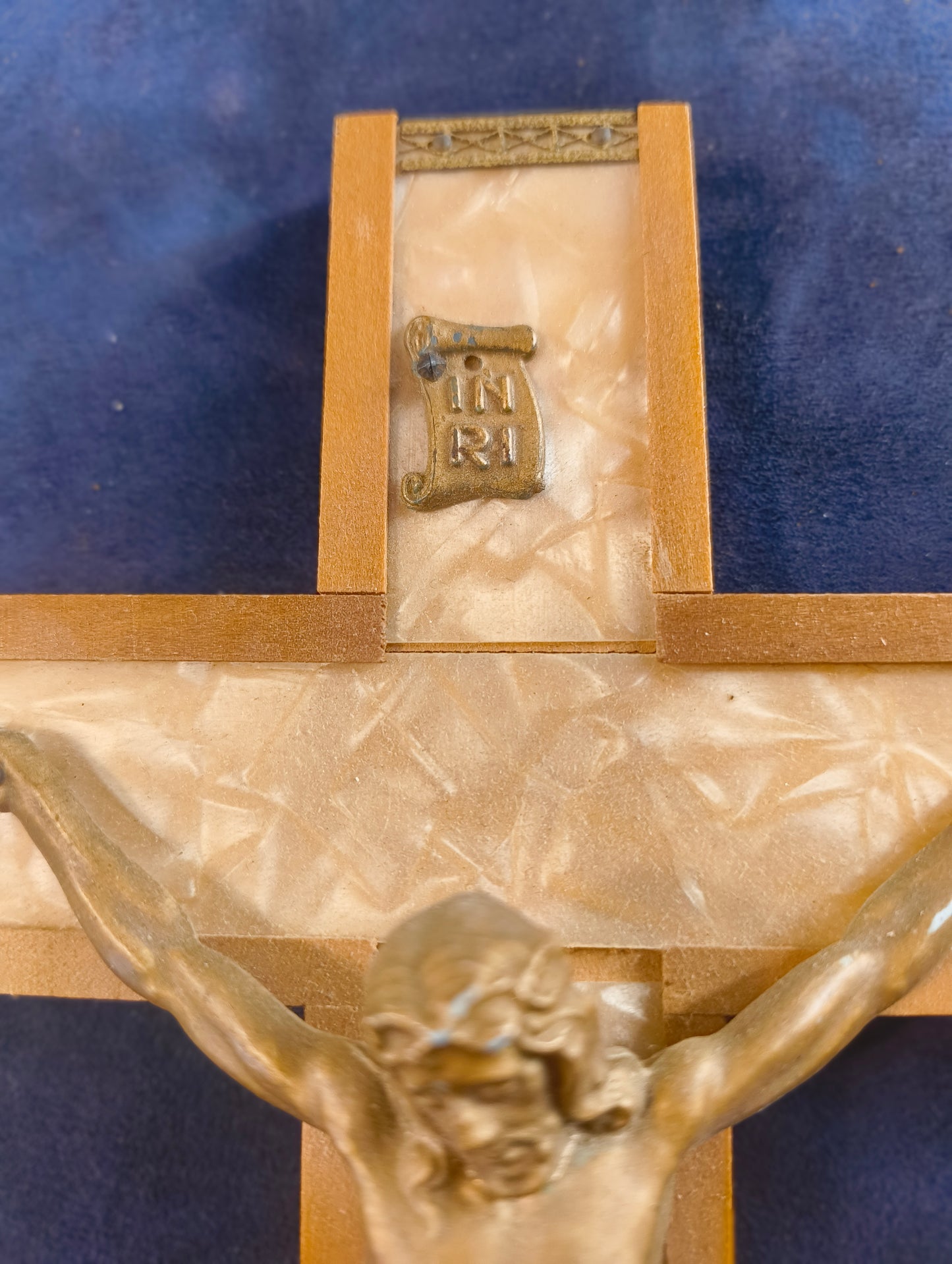 Travel altar crucifix - Italy - 1930/1940