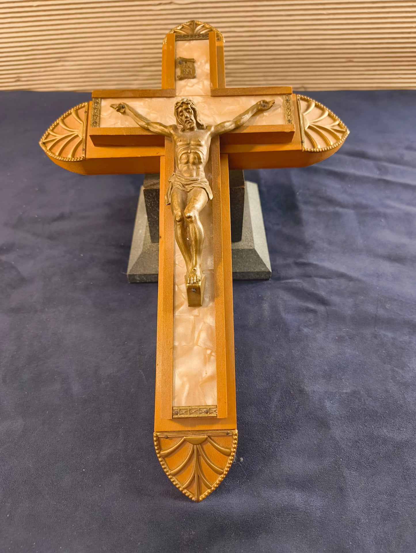 Travel altar crucifix - Italy - 1930/1940