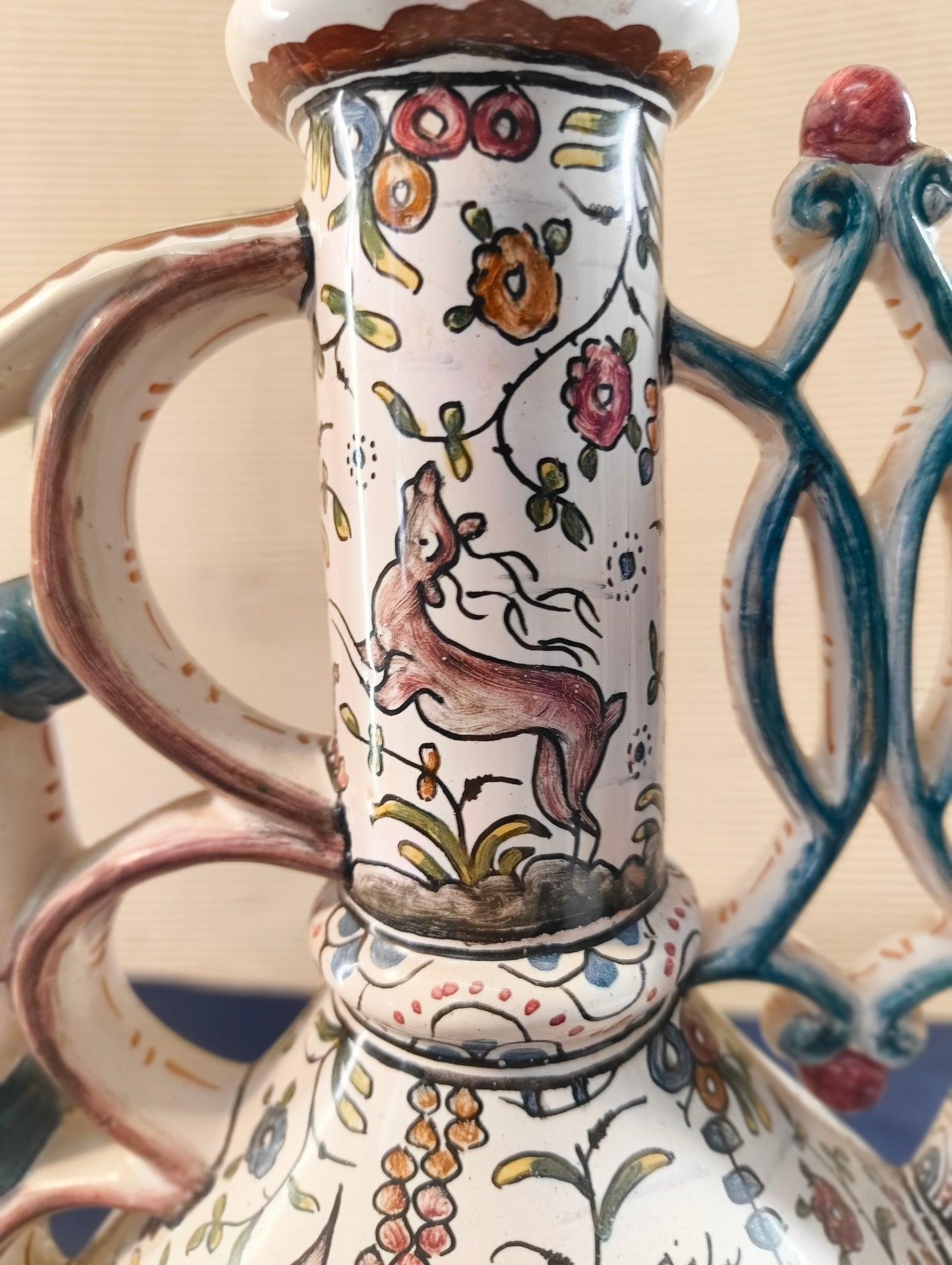 Ceramic jug “Estrela de Conimbriga” Portugal - Copy of a 17th century model.