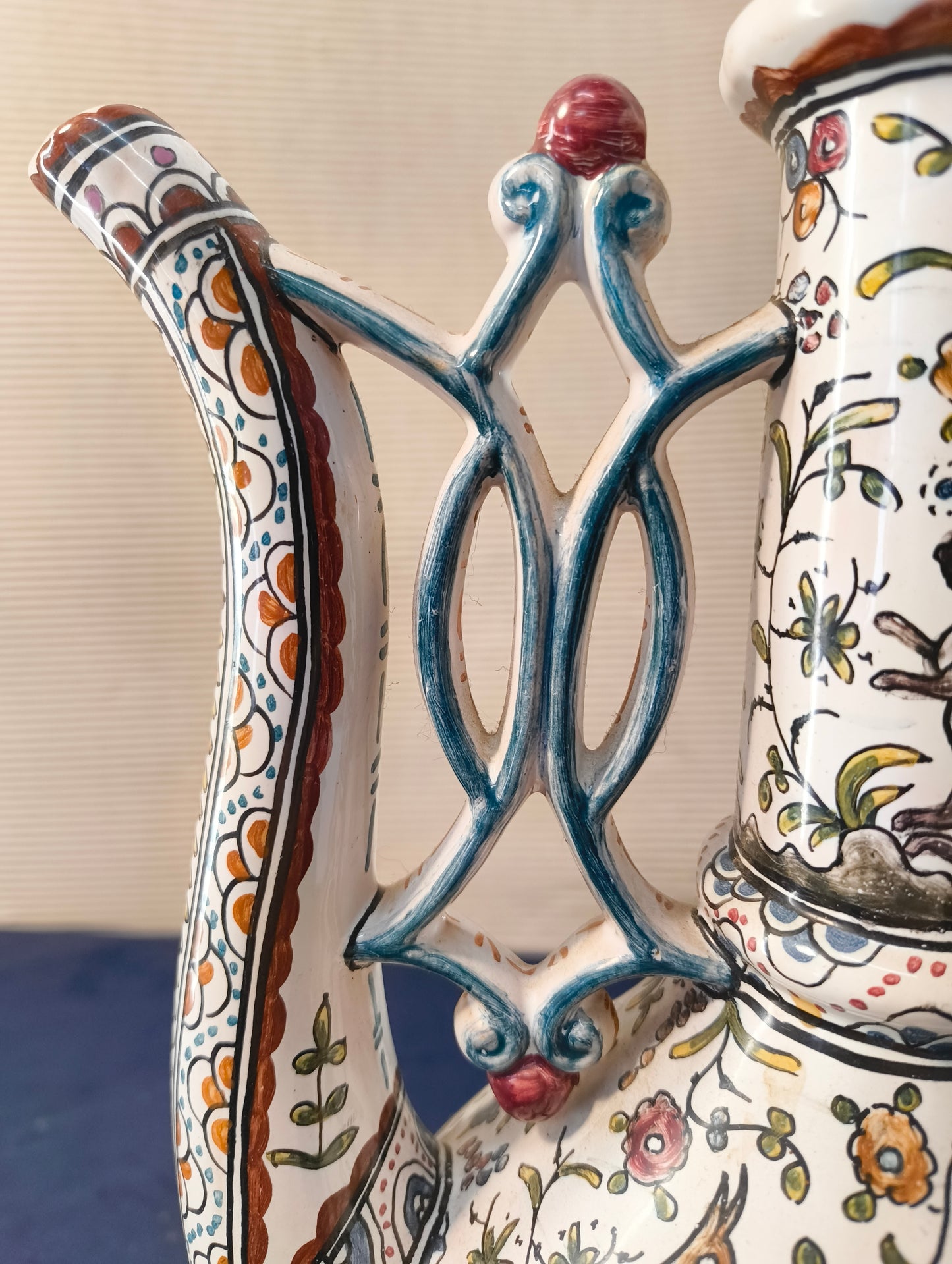 Ceramic jug “Estrela de Conimbriga” Portugal - Copy of a 17th century model.