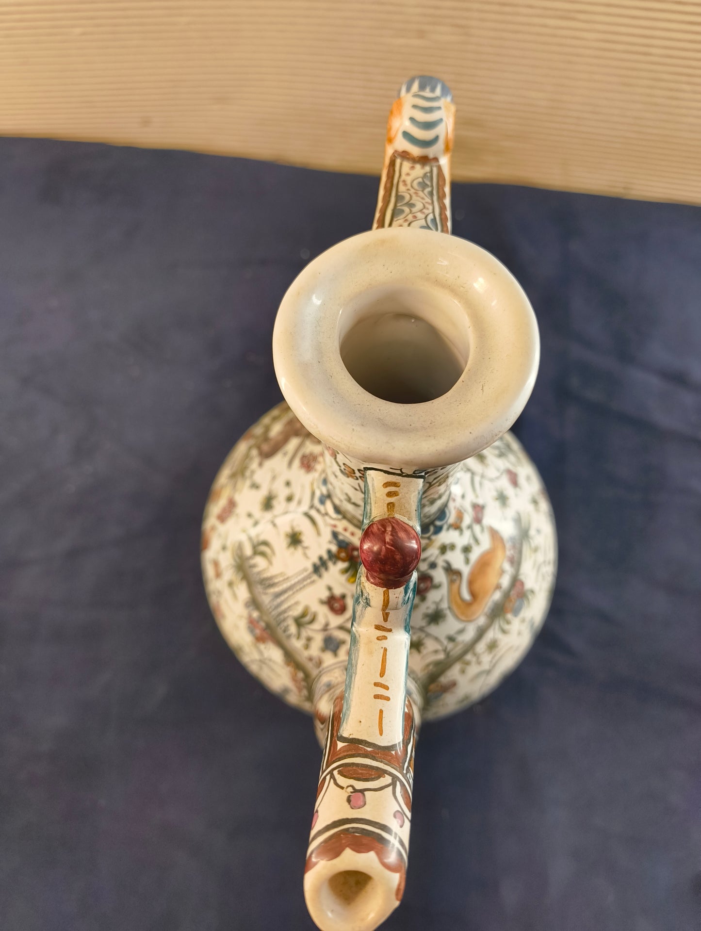 Brocca in ceramica “Estrela de Conimbriga” Portogallo Copia modello del XVII°
