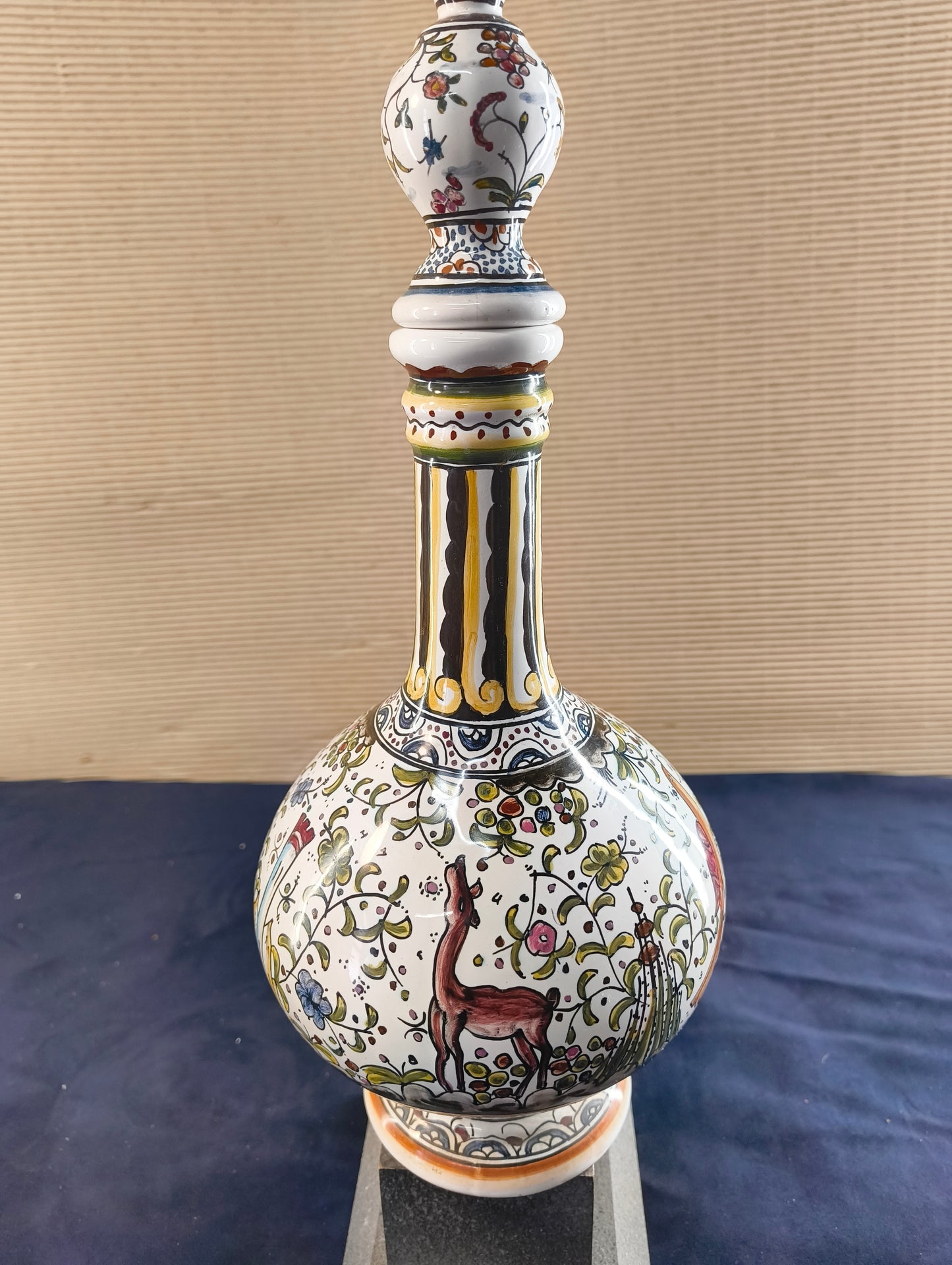 Bouteille en céramique 2 « Estrela de Conimbriga » Portugal - Copie d'un modèle du XVIIème siècle.