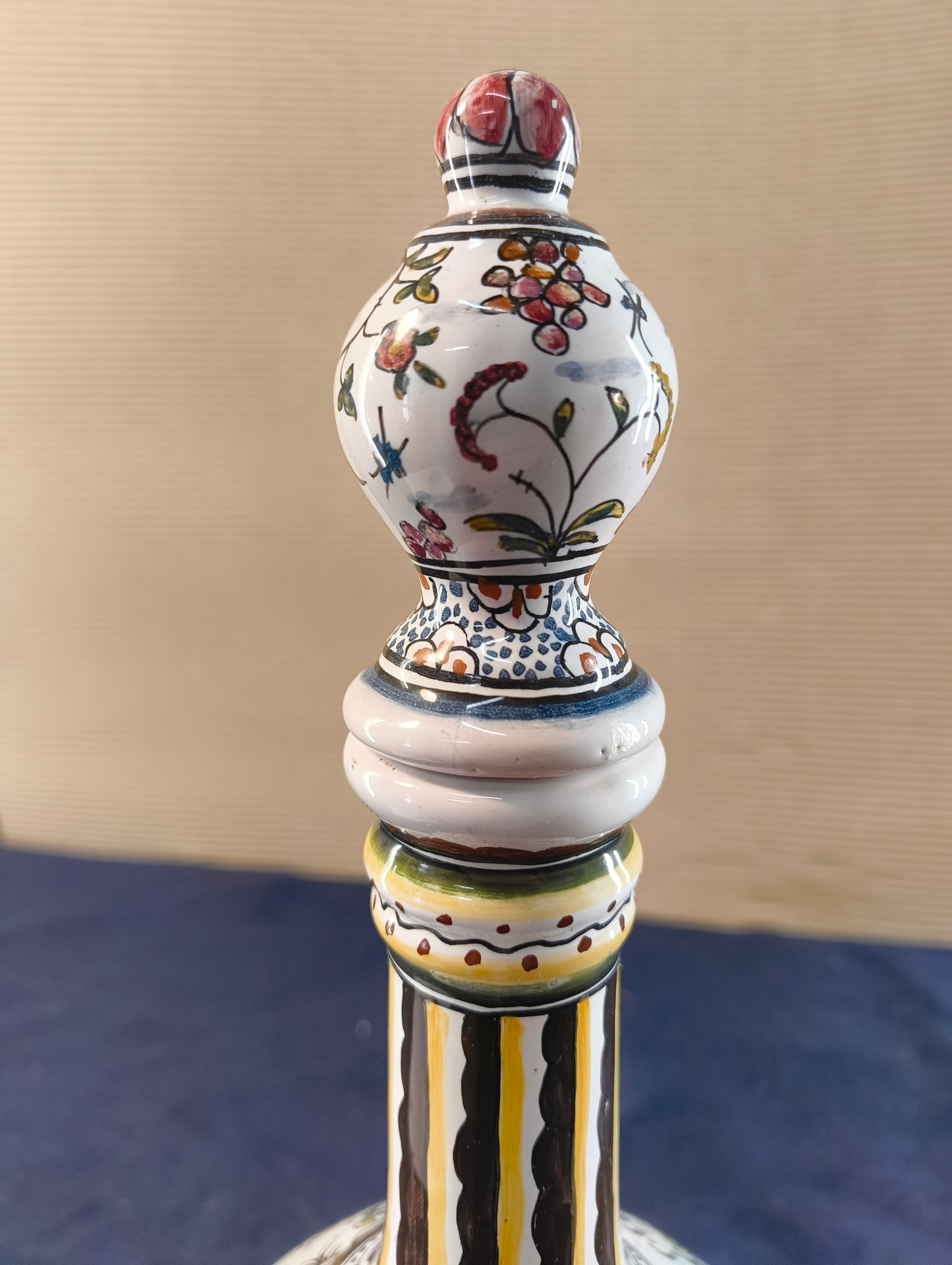 Bouteille en céramique 2 « Estrela de Conimbriga » Portugal - Copie d'un modèle du XVIIème siècle.