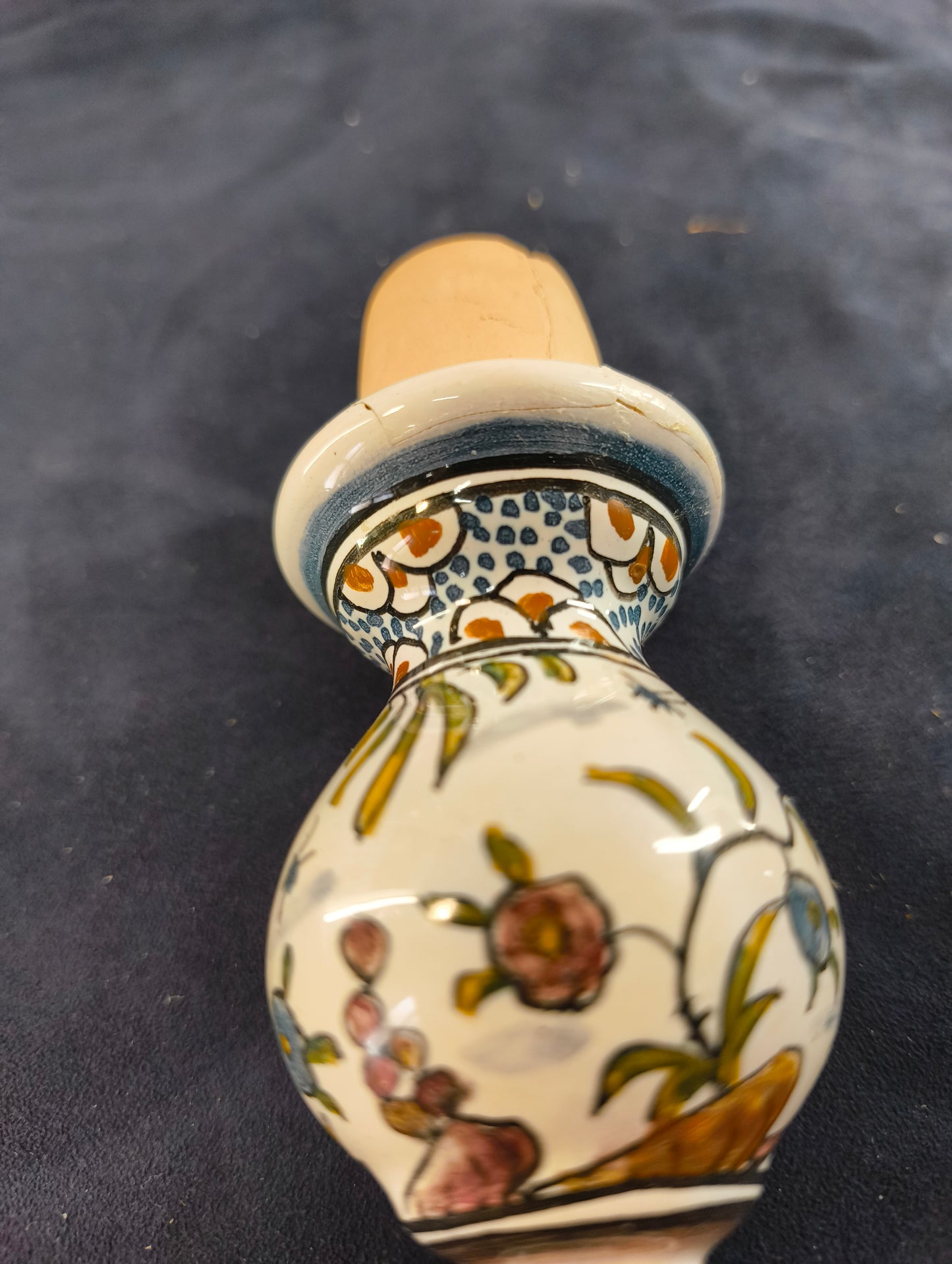 Bouteille en céramique 2 « Estrela de Conimbriga » Portugal - Copie d'un modèle du XVIIème siècle.