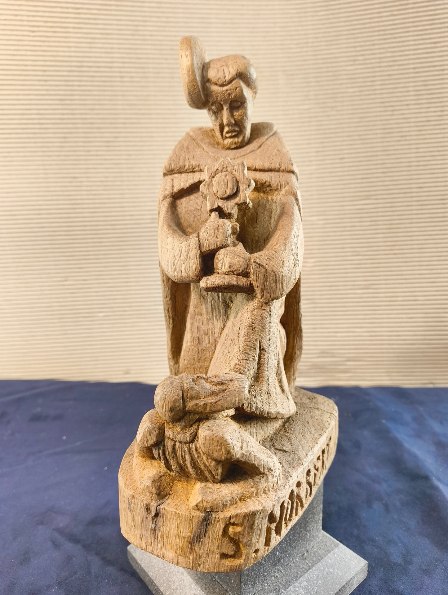 Statua legno San Norberto - Germania - Europa - Inizio XX° secolo
