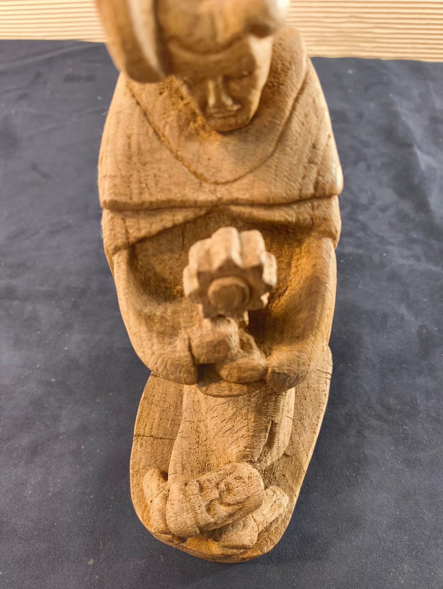 Statua legno San Norberto - Germania - Europa - Inizio XX° secolo