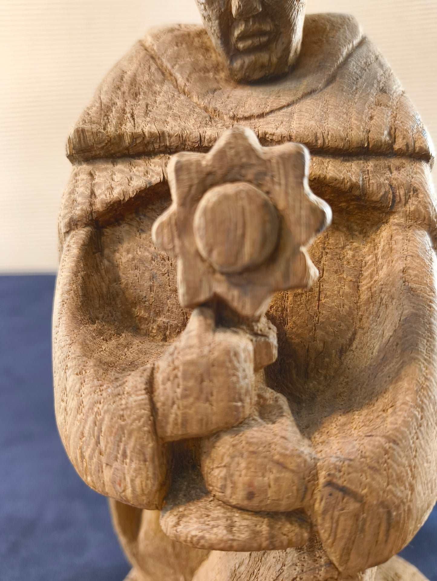 Statua legno San Norberto - Germania - Europa - Inizio XX° secolo