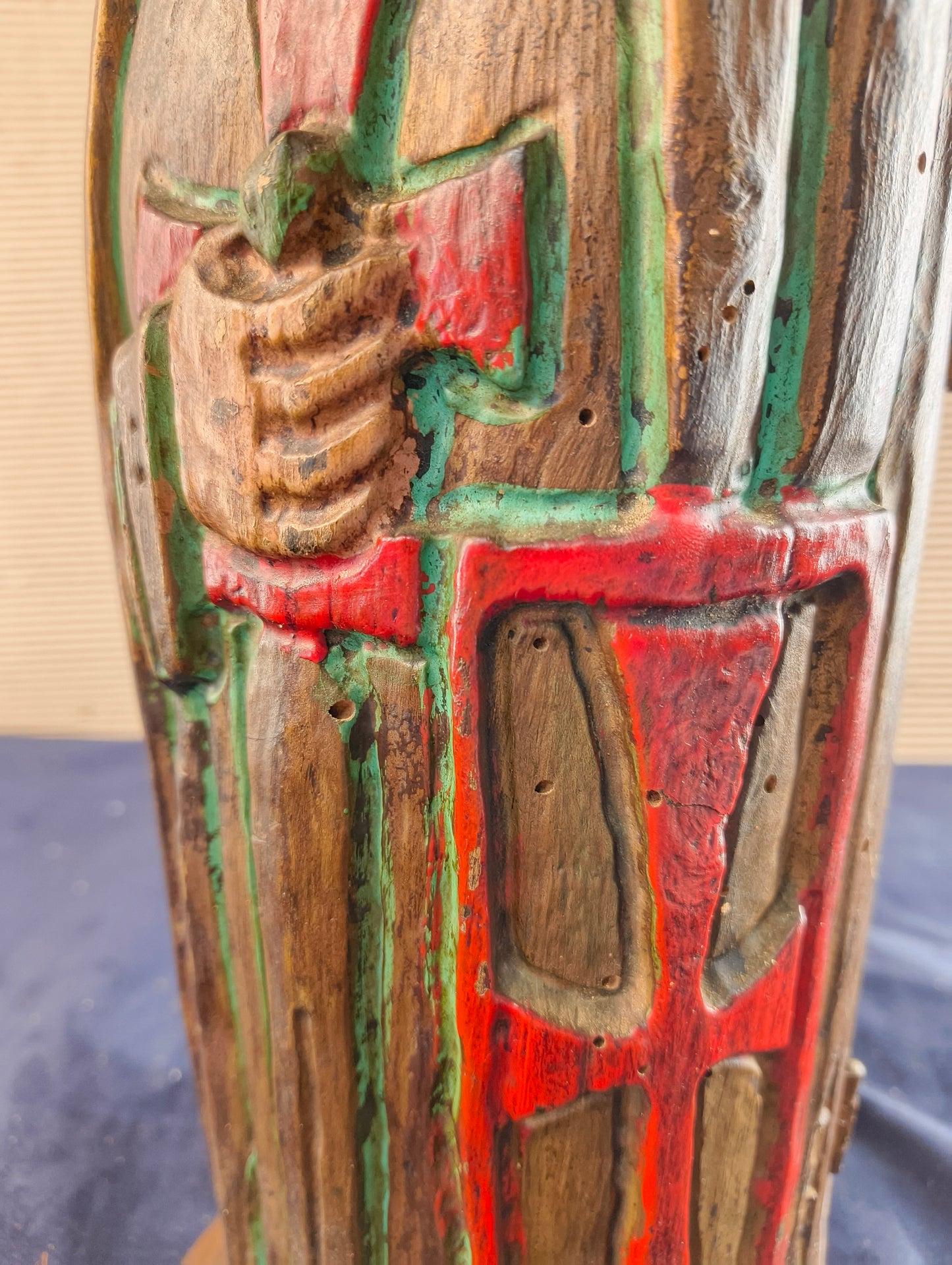 Porte-bouteille anthropomorphe « Le Croisé » - Espagne - 1950/1960