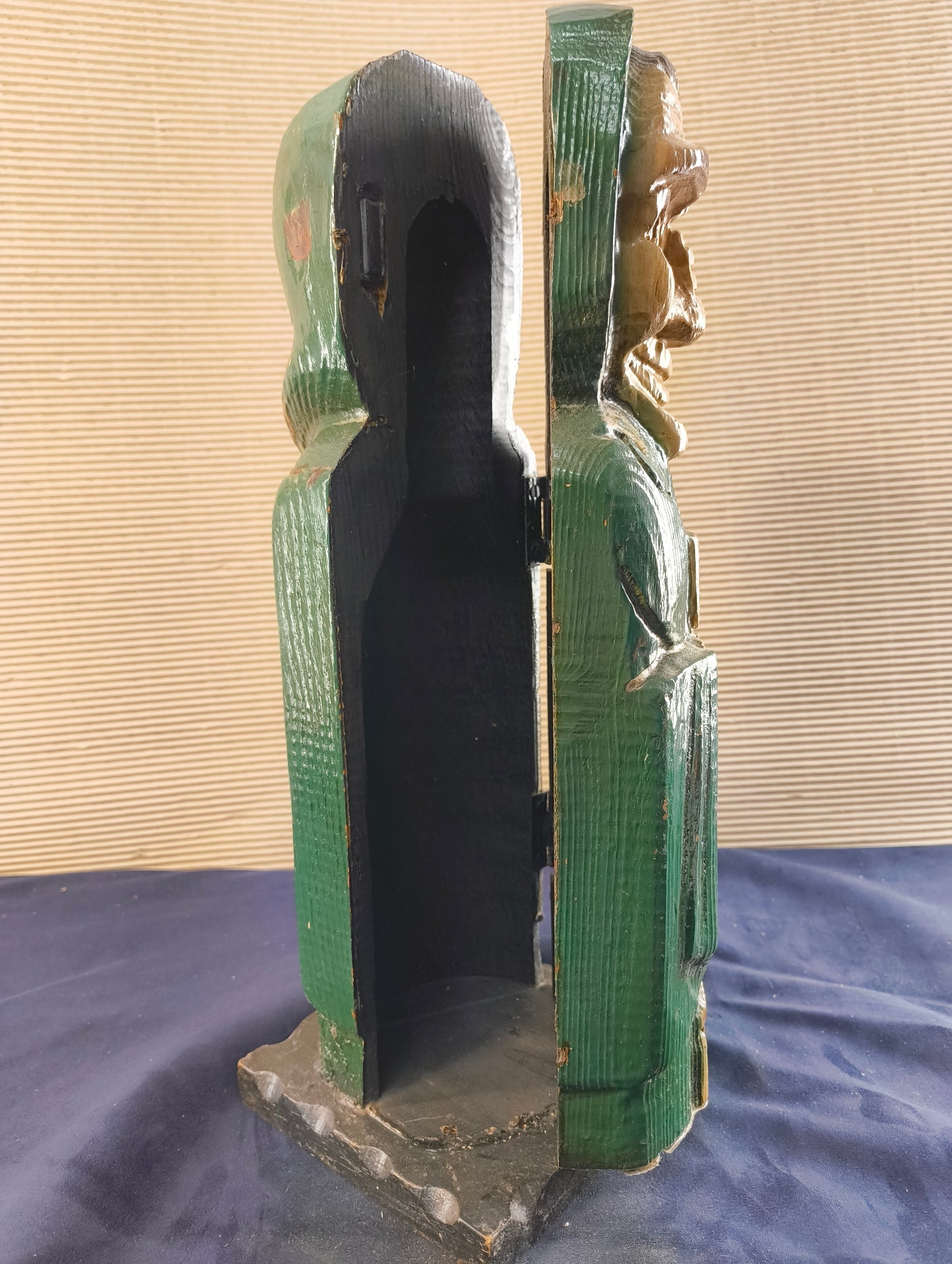 Scatola portabottiglie antropomorfa "Diablo verde" - Spagna - 1950/1960