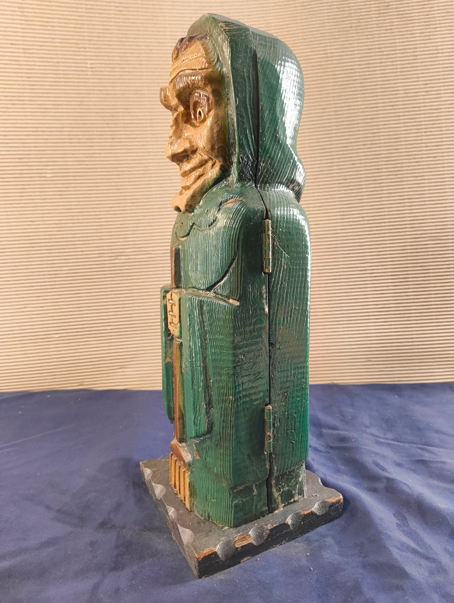 Scatola portabottiglie antropomorfa "Diablo verde" - Spagna - 1950/1960