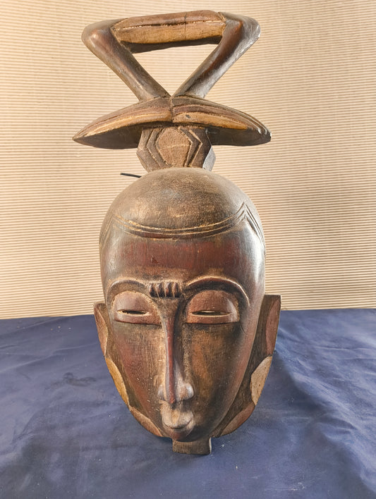 Maschera femminile Yaouré - Costa D'Avorio – Africa Occidentale - 1970/1980