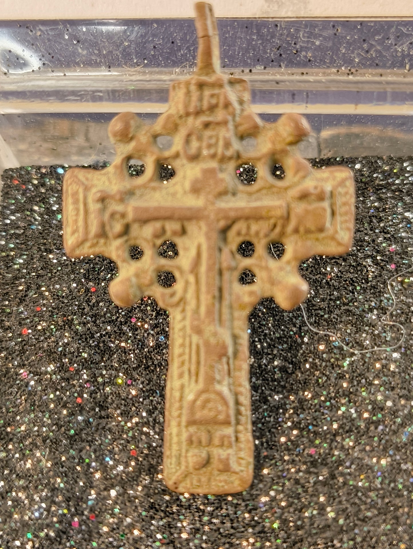 Croce da scavo - Inglese - Bronzo - sec.XVII-XVIII