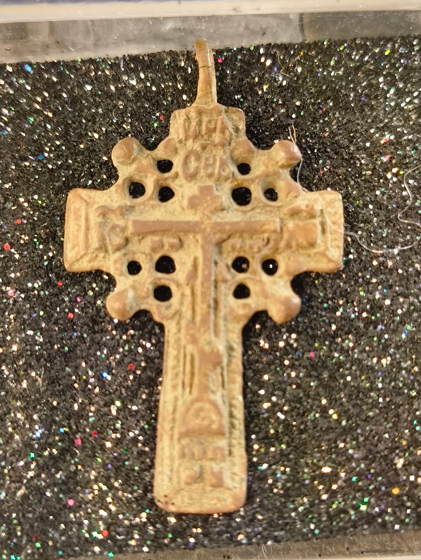 Croce da scavo - Inglese - Bronzo - sec.XVII-XVIII