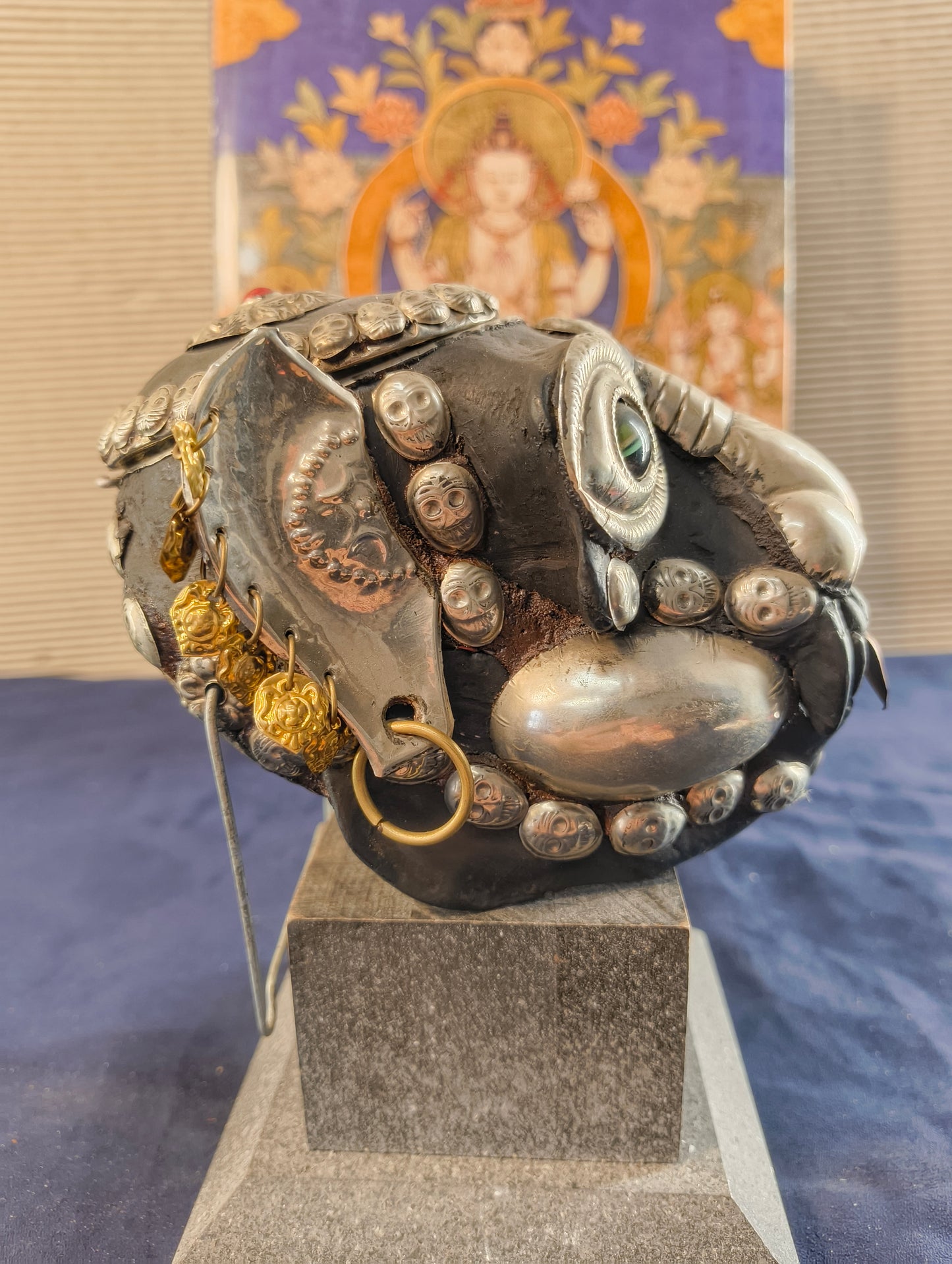 Kapala di scimmia (Coppa cranica di scimmia) - Tibet - fine XX° secolo