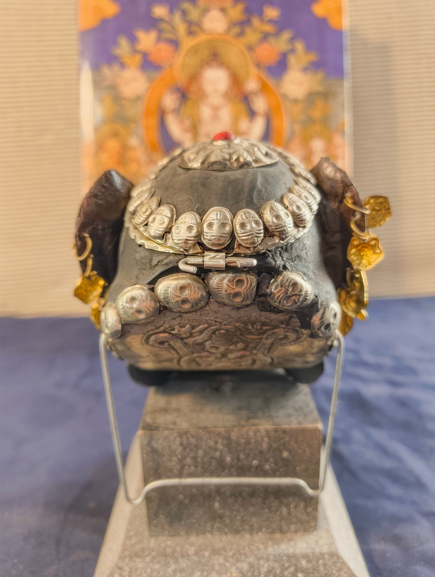 Kapala di scimmia (Coppa cranica di scimmia) - Tibet - fine XX° secolo