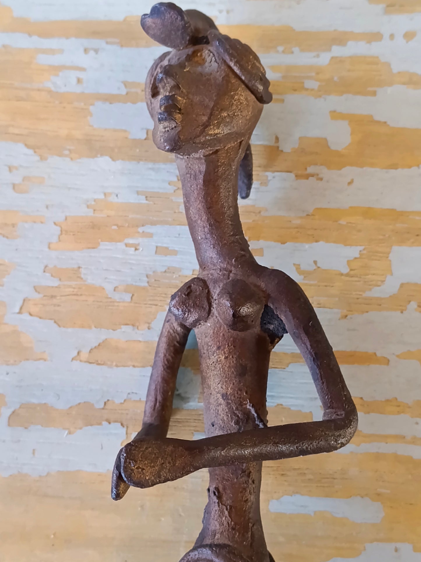 Figura femminile rituale in bronzo – Popolo Lobi – Burkina Faso - seconda metà del XX° secolo.