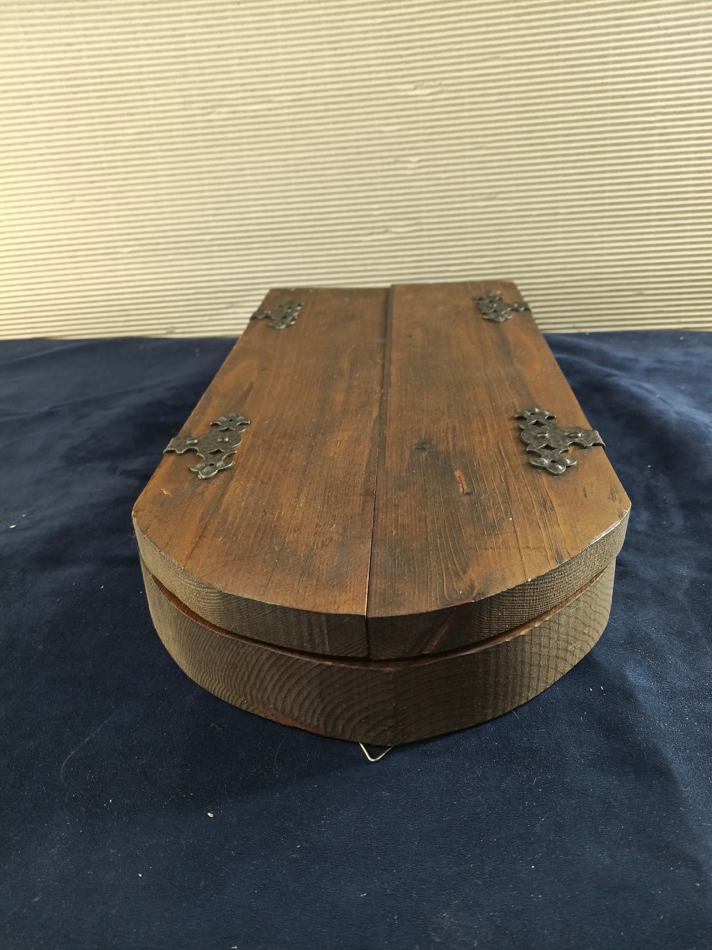 Icona trittico in legno Madonna di Kazan e due Santi - 1920/1930 - Francia del Nord