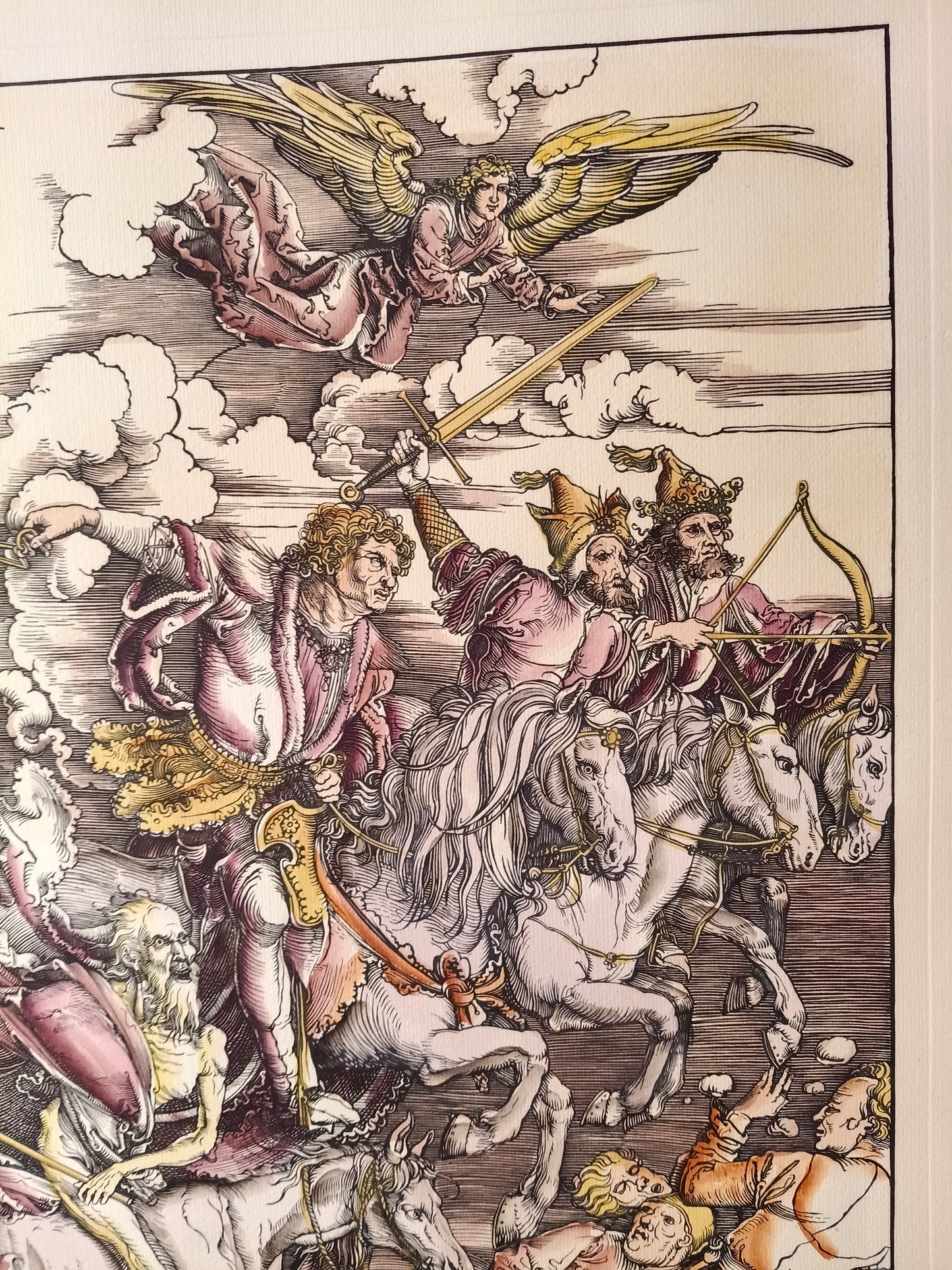 Albrecht Durer (after) - I 4 Cavalieri dell'Apocalisse - Tecnica mista - Non firmato - 1980