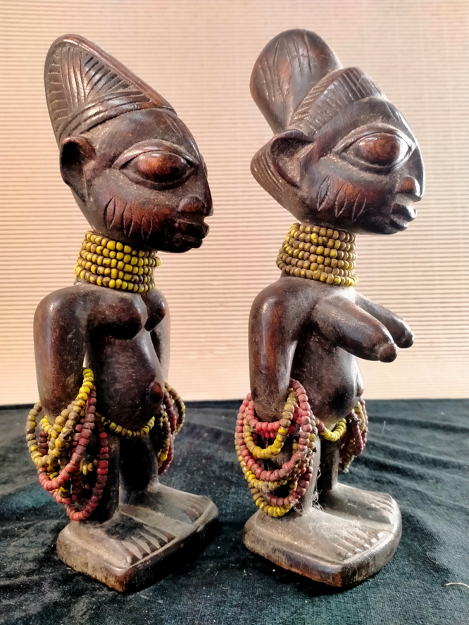 Coppia di Ibeji - Feticci - Yoruba - Africa - seconda metà del XX secolo