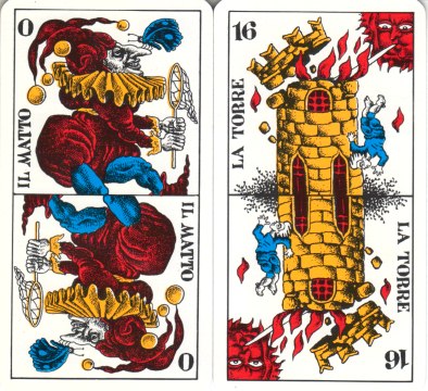 Franco Bruna - Cartes de tarot - Tarot fantastique - Italie - 1980-1990