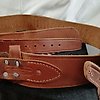 Oklahoma Leather Miami LT. - Colt Belt (2) - Leather, metal USA - Late 20th century