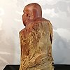 Statue - Palissandre - Bouddha rieur - Chine - Seconde moitié du XXe siècle