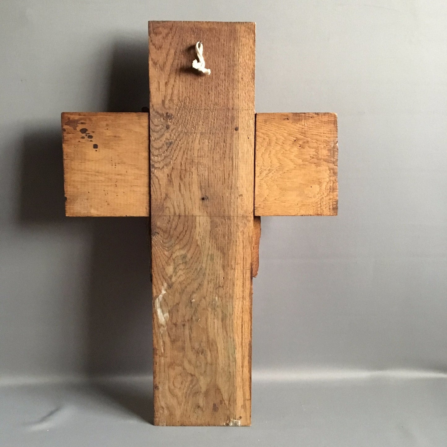 Large Crucifix - Flemish Wooden Sculpture - 61 cm - First half of the 20th century