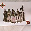 Set templare "DeMolay" Spada e mantello "Templare" Italia