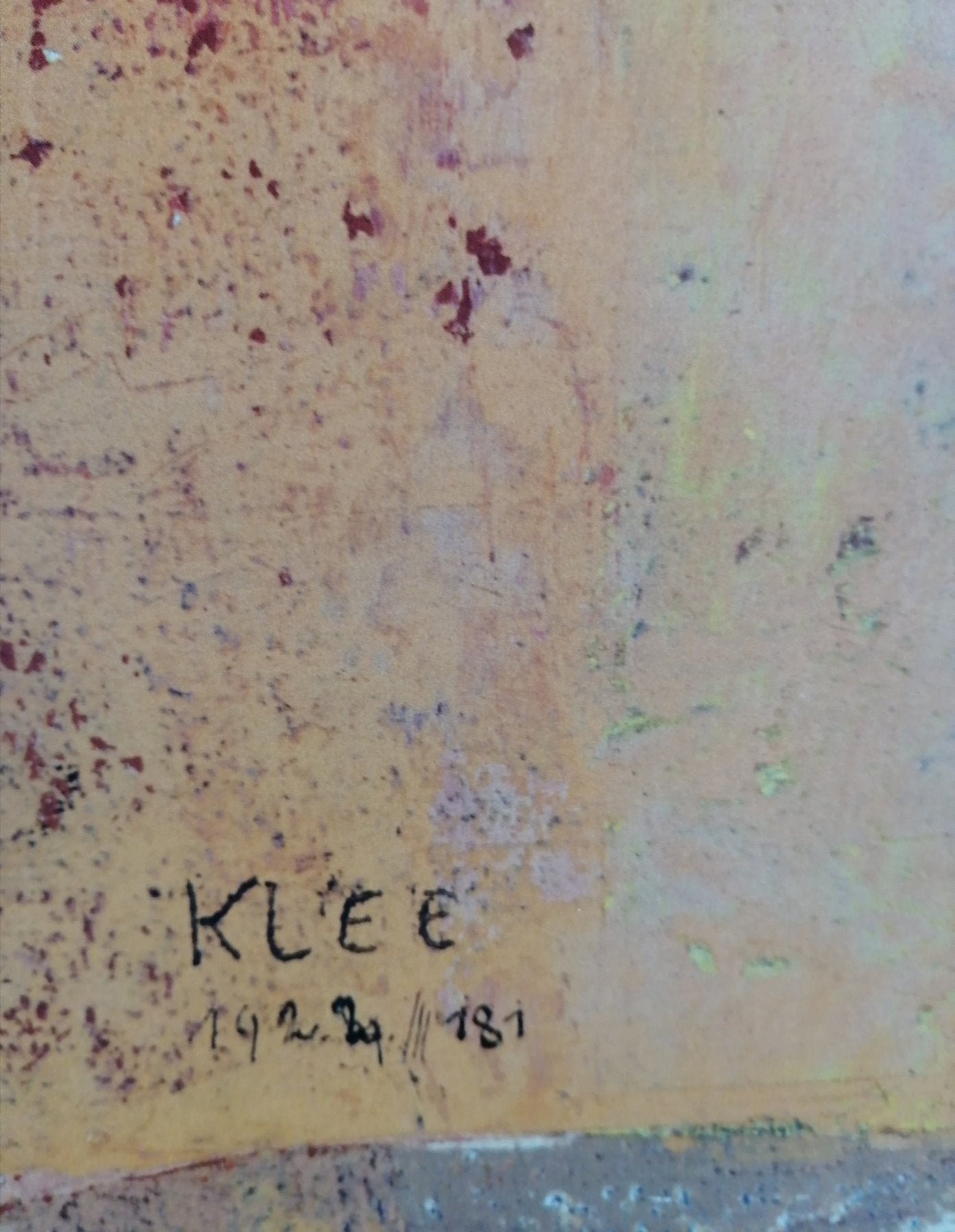 Litografia offset originale - Copyright PAUL KLEE della SIAE dell'Anno 1997 - GERMANIA