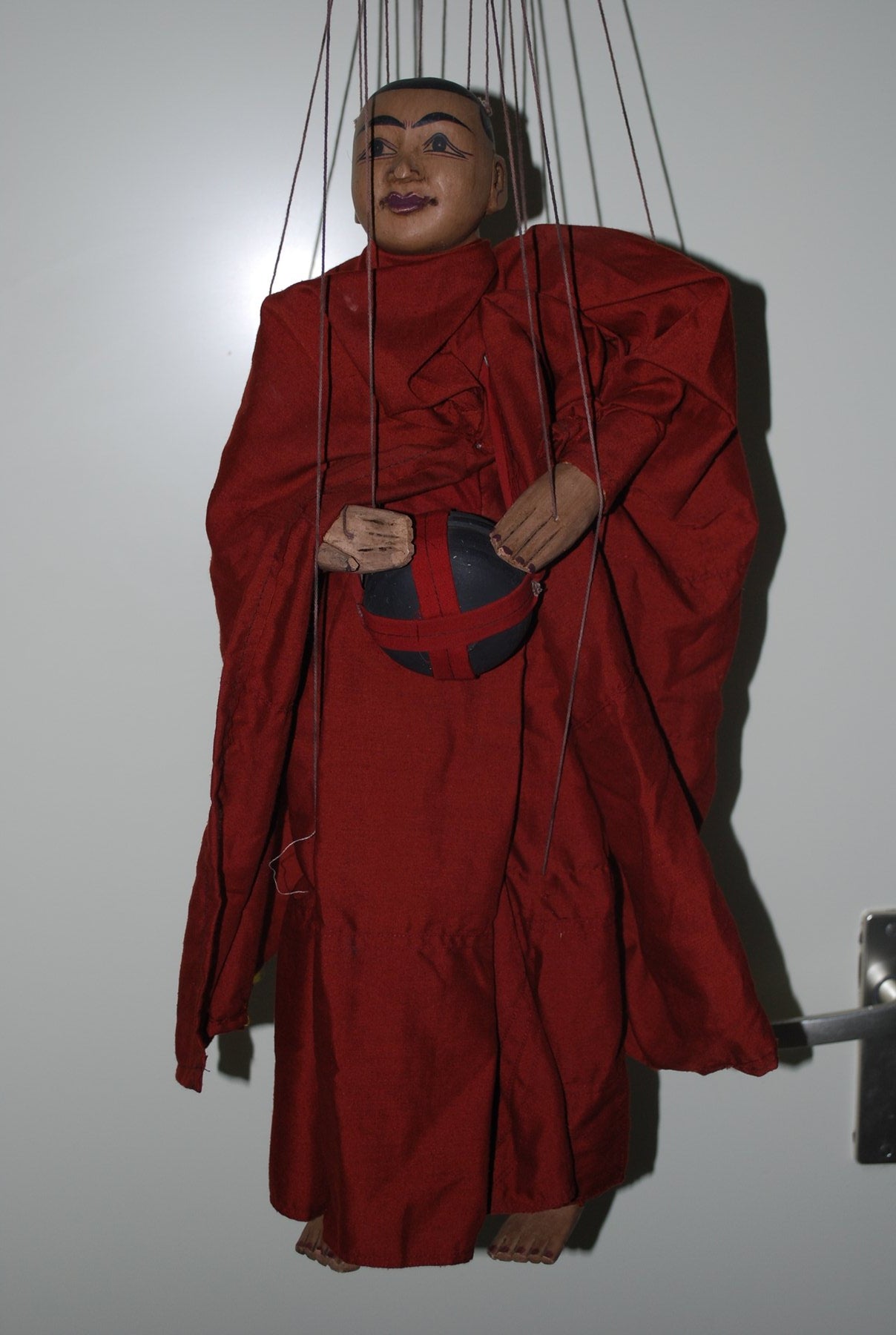 Rare Buddhist Monk Puppet - Burma 1970