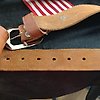 Oklahoma Leather Miami LT. - Colt Belt (2) - Leather, metal USA - Late 20th century