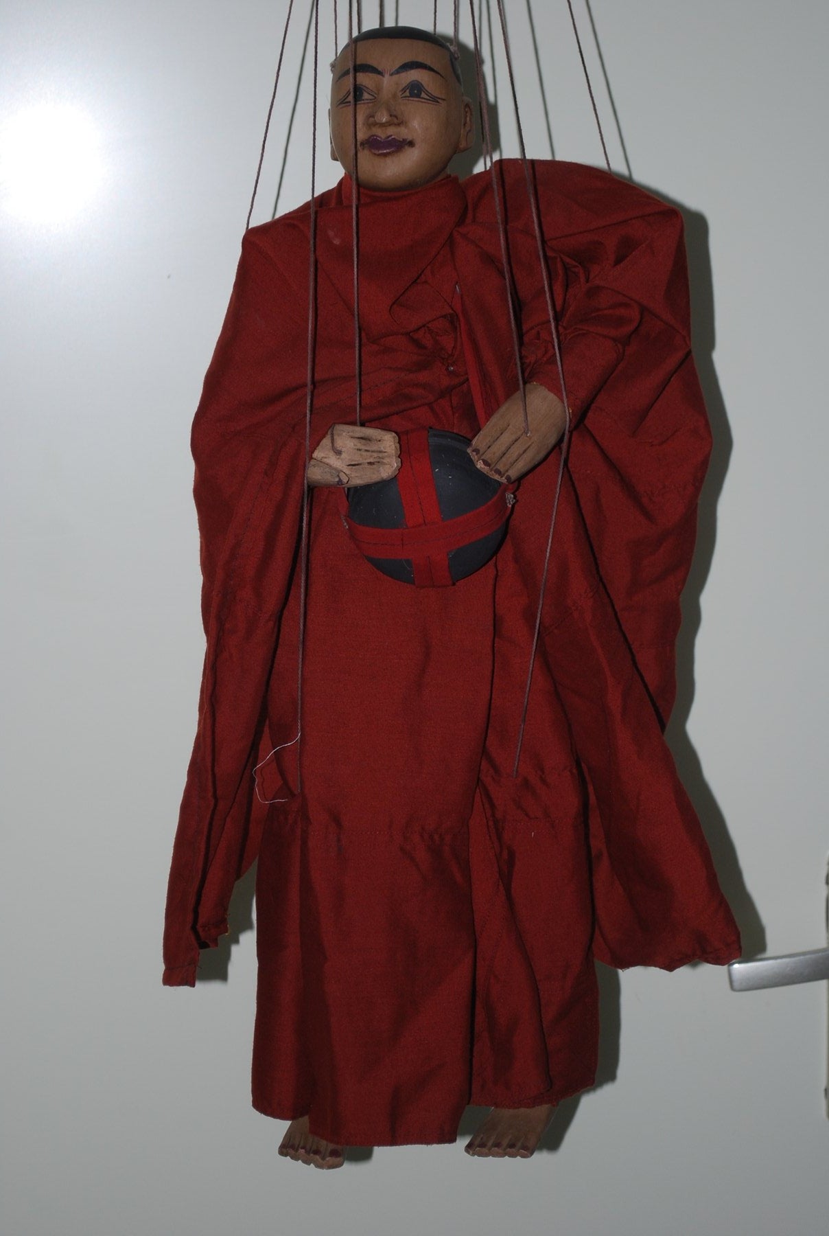 Rare Buddhist Monk Puppet - Burma 1970