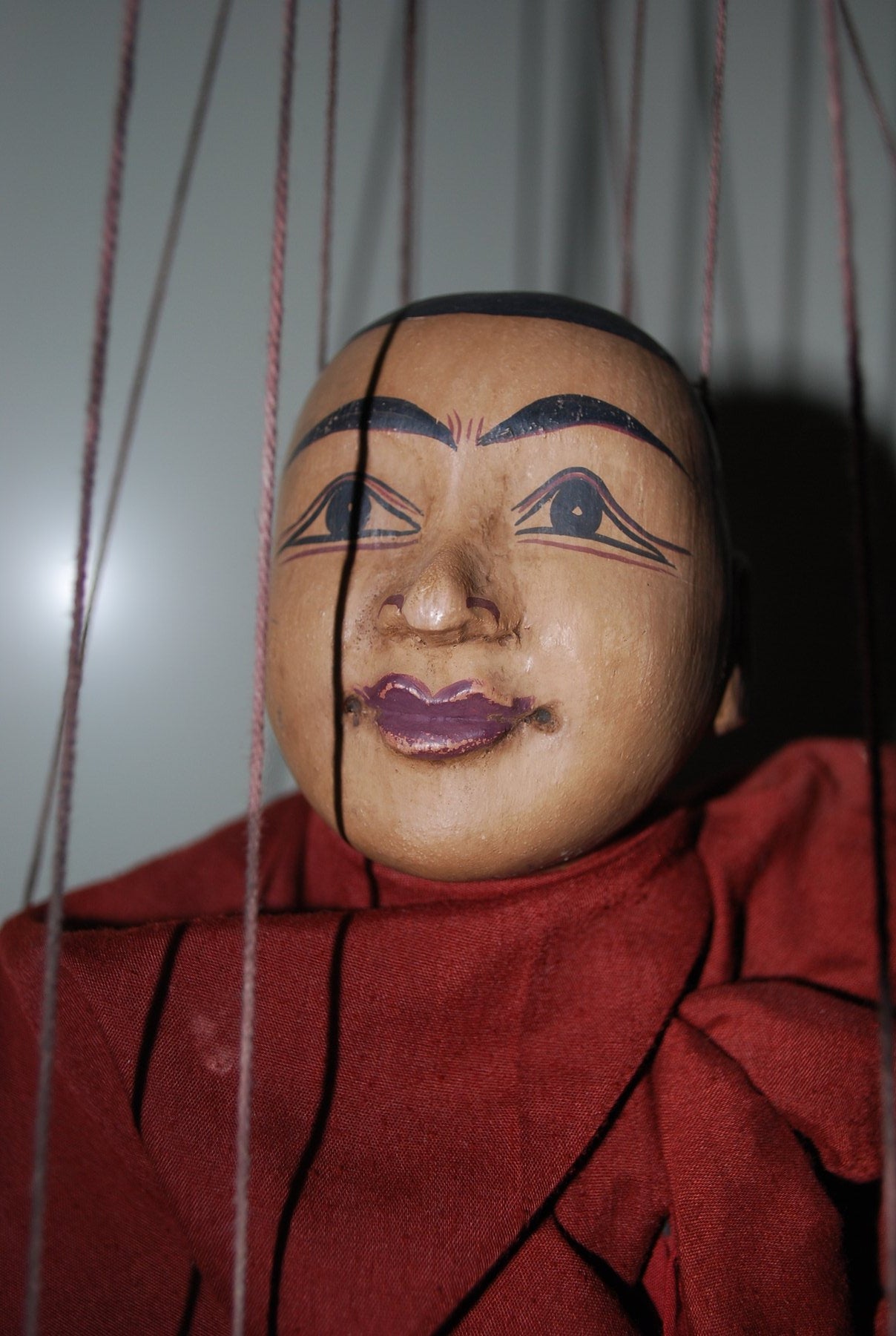 Rare Buddhist Monk Puppet - Burma 1970