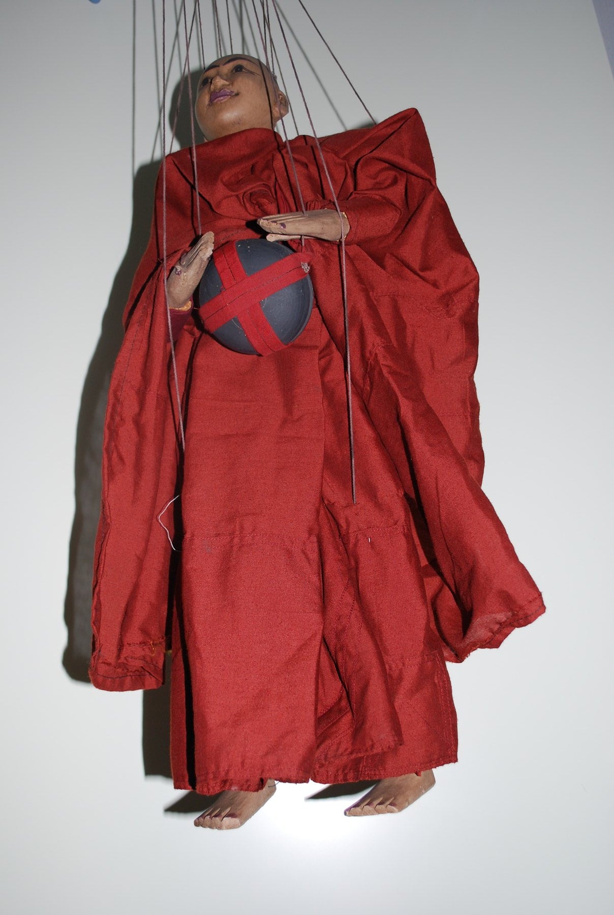 Rare Buddhist Monk Puppet - Burma 1970