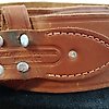 Oklahoma Leather Miami LT. - Colt Belt (2) - Leather, metal USA - Late 20th century