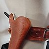 Oklahoma Leather Miami LT. - Colt Belt (2) - Leather, metal USA - Late 20th century