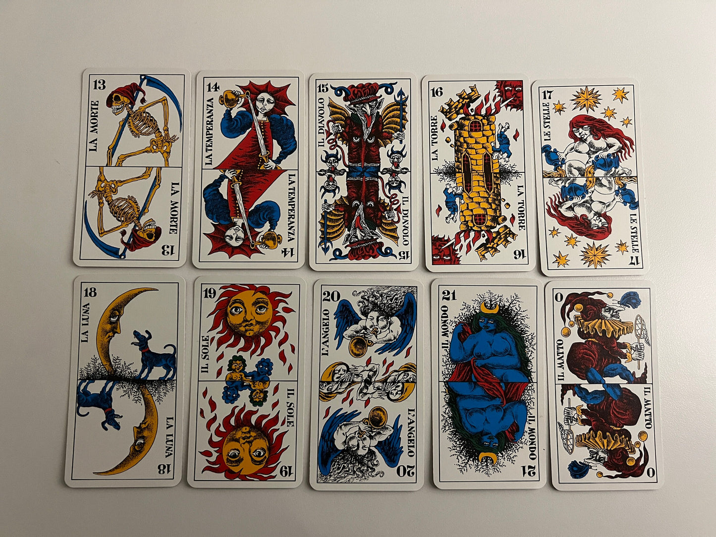 Franco Bruna - Cartes de tarot - Tarot fantastique - Italie - 1980-1990